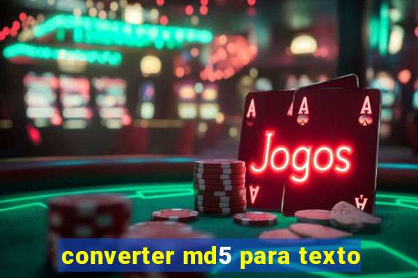 converter md5 para texto